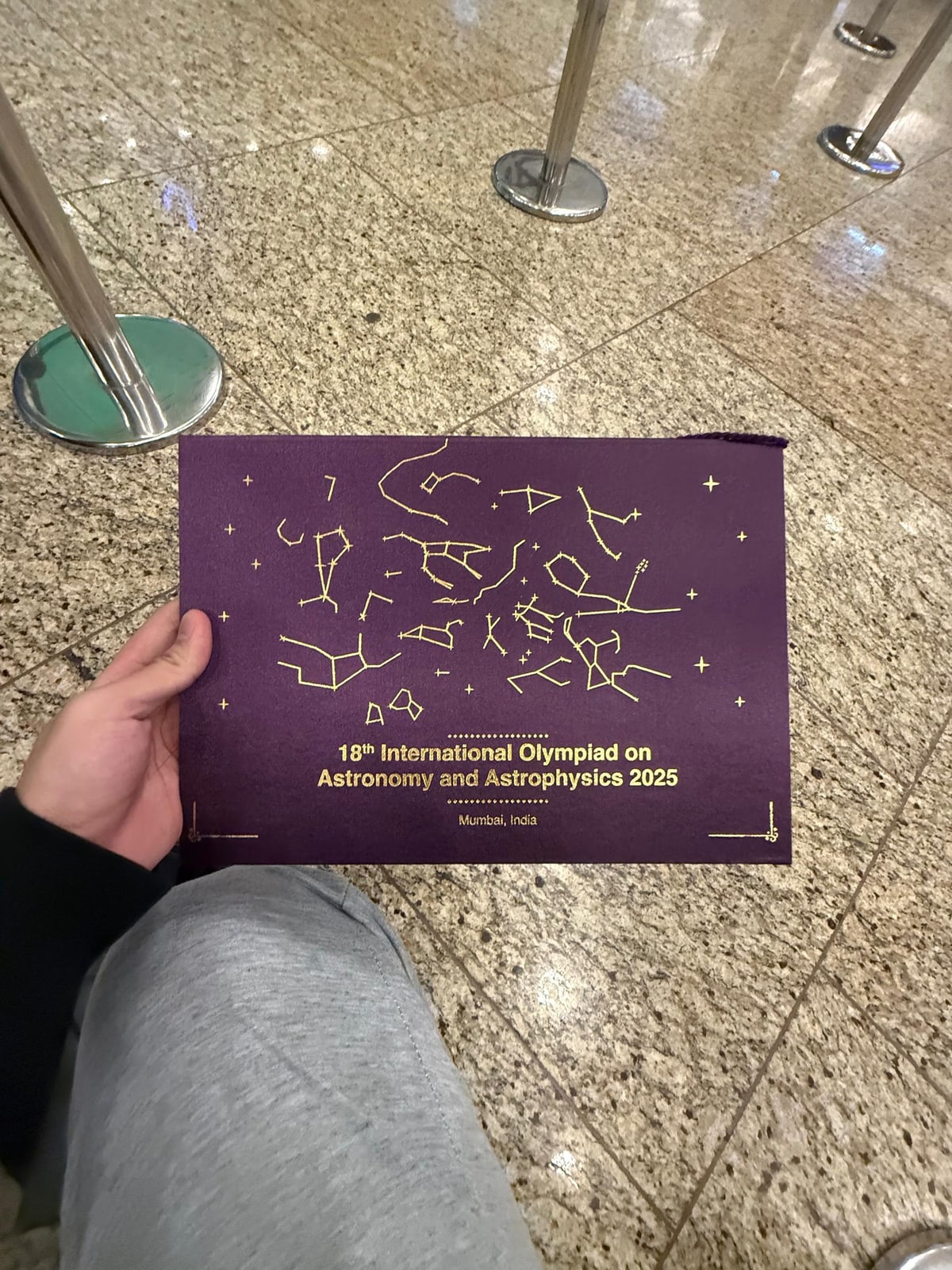 18th International Olympiad on Astronomy and Astrophysics 2025 certificate